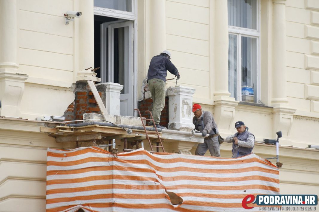 Obnova balkona koprivničke vijećnice