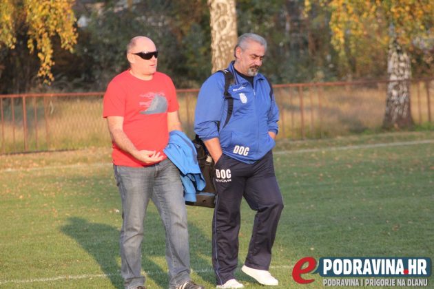 Trener Križevaca Dražen Kemenović (lijevo) // Foto: Zvonimir Markač