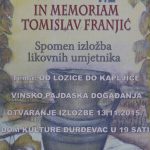 Spomen izložba posvećena Tomislavu Franjiću