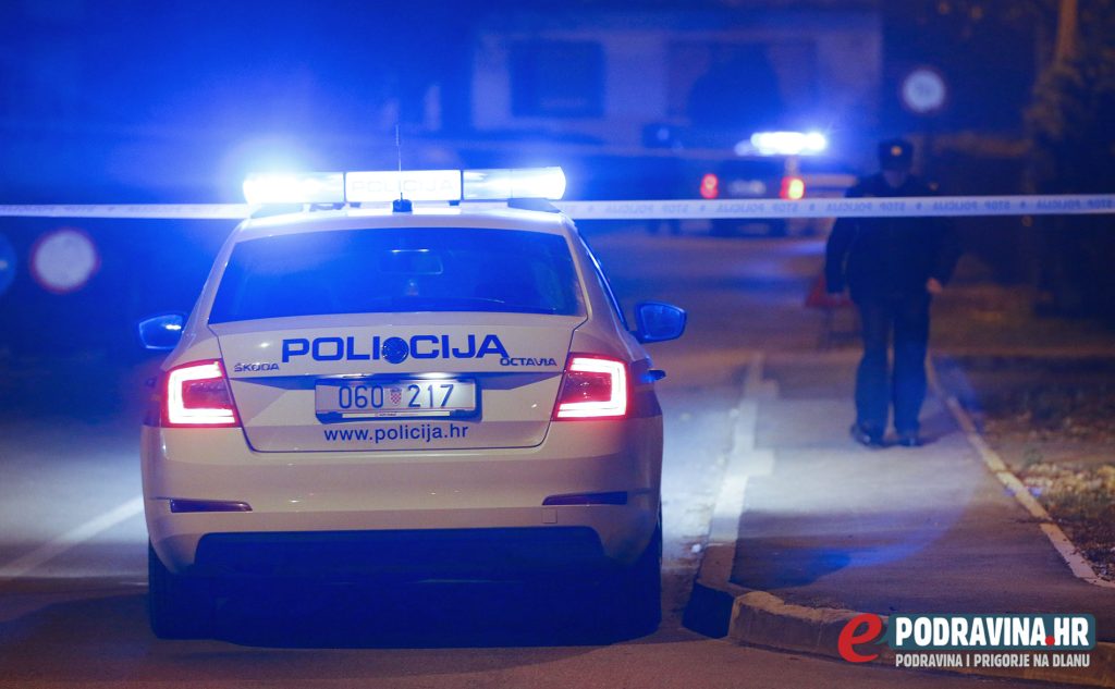 traka, očevid, policija Cirkus u Podravini neoprezno pretrčavao cestu