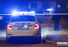 traka, očevid, policija Cirkus u Podravini neoprezno pretrčavao cestu