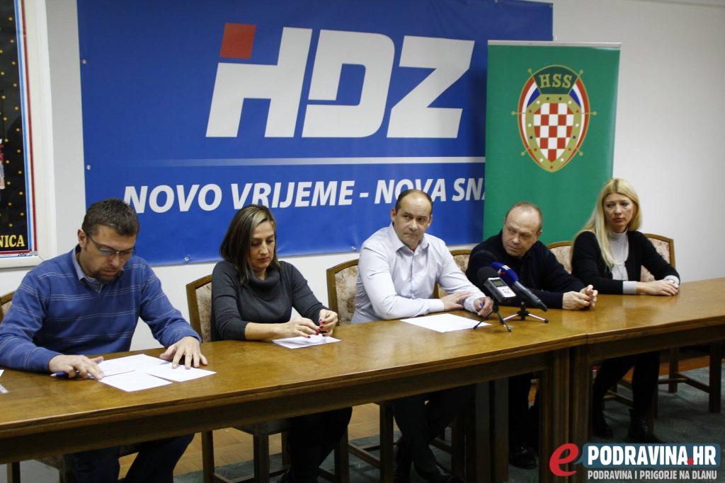 Koprivnički HDZ i HSS // Foto: Adela Zember