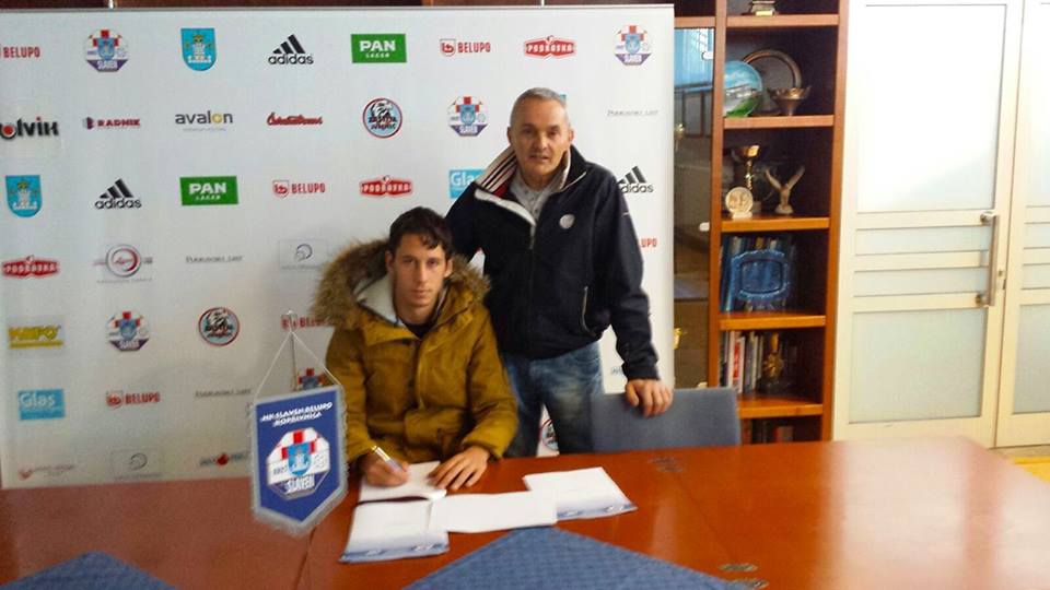 Nikola Katić potpisao je sa Slavenom Belupom trogodišnji ugovor // Foto: Facebook Neretvanac Opuzen