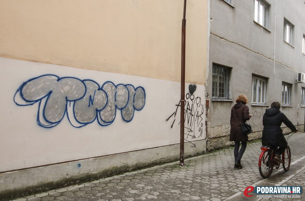 GrafitinazgradiKoprivničko križevačkežupanije//Foto:MatijaGudlin