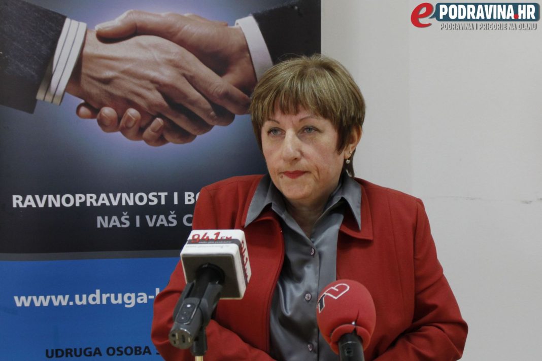 Marija Mraz, predsjednica udruge osoba s invaliditetom Bolje sutra // Foto: Kristina Kos