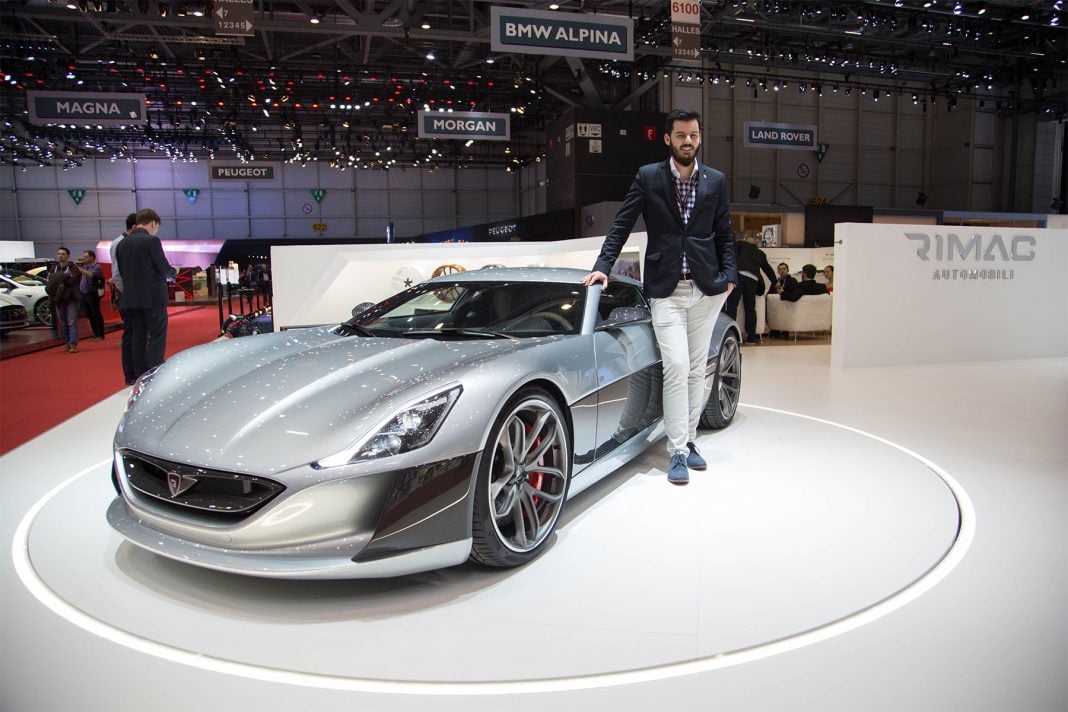 mate rimac concept one geneva