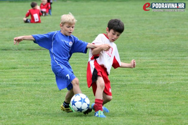 Najmlađi nogometaši sjajno su se snalazili s loptom // Foto: Ivan Brkić