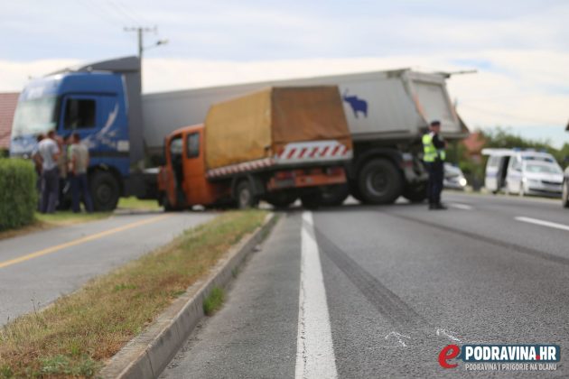 Prometna nesreća Štaglinec, Koprivnica // Foto: Mario Kos