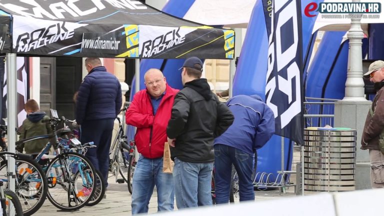 VIDEO Kako su tekle opsežne pripreme za doček biciklista u centru Koprivnice