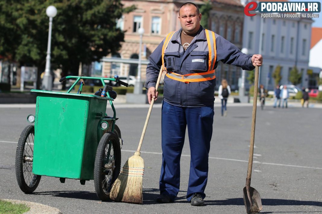 Zoran Bartolić, čistać ulica