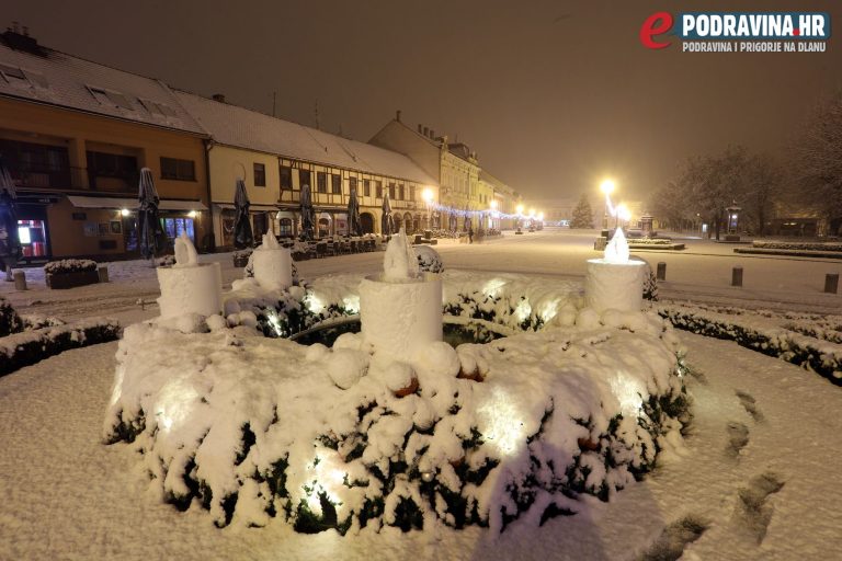 FOTO/VIDEO Predivan bijeli pokrivač zabijelio grad, Hrvoje Kuzmić iz Zimske službe: S čišćenjem smo krenuli u tri sata, pri kraju smo