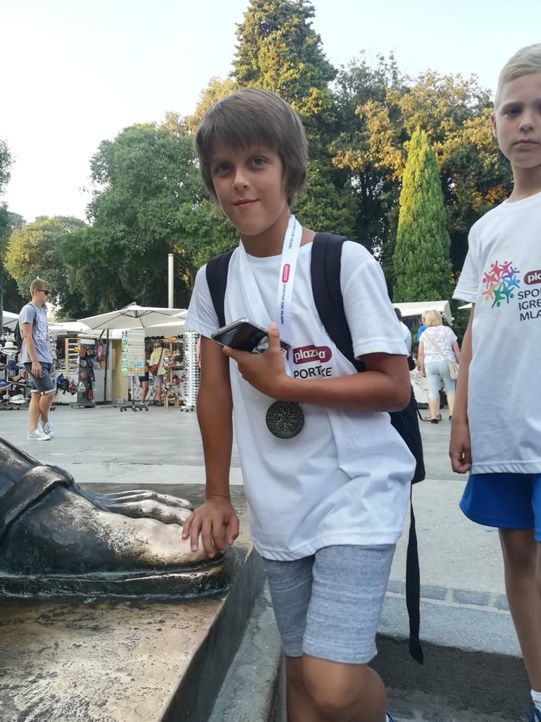 FOTO Đurđevčanin Fran Kucel osvojio srebro na Velikom međunarodnom finalu Plazma Sportskih igara mladih u Splitu
