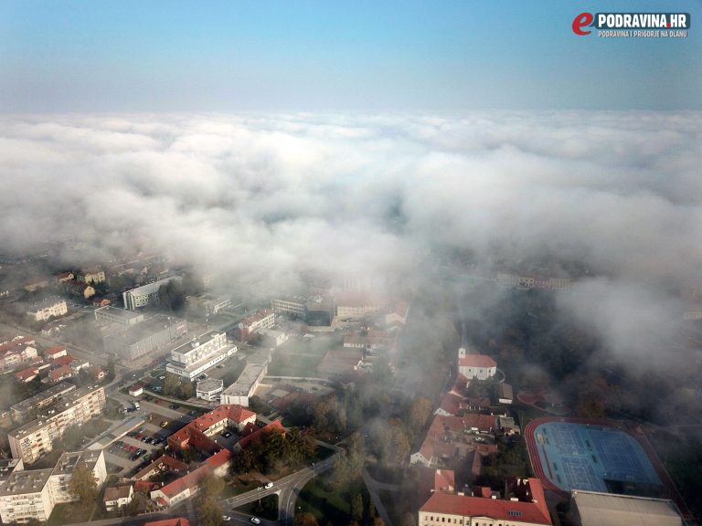 FOTO Naša Koprivnica budi se iz jutarnje magle