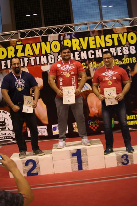Mario Lesjak srušio osobni rekord i osvojio naslov državnog prvaka u Bench pressu
