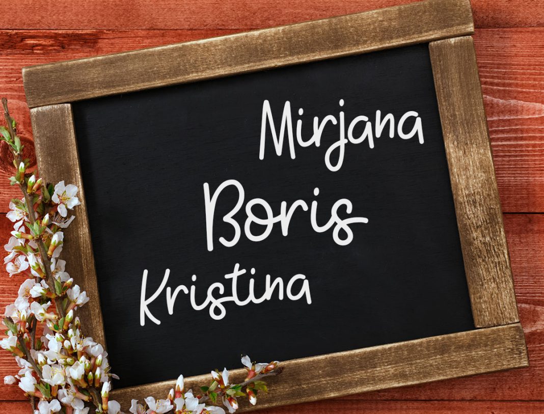 Mirjana, Boris, Kristina