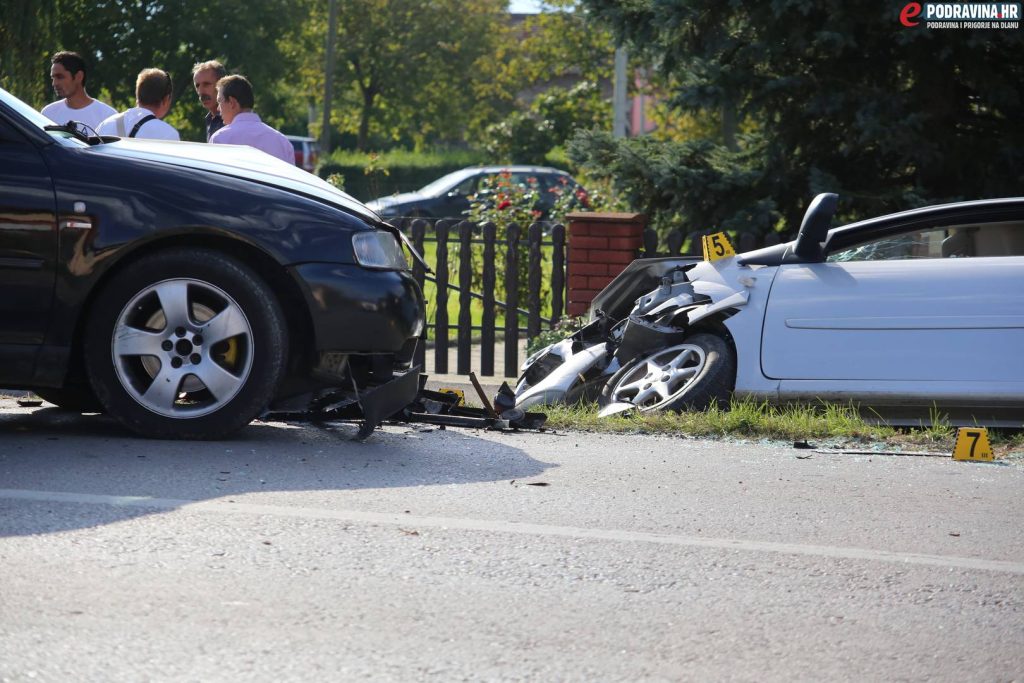 Prometna nesreća u Peterancu // Foto: Matija Gudlin