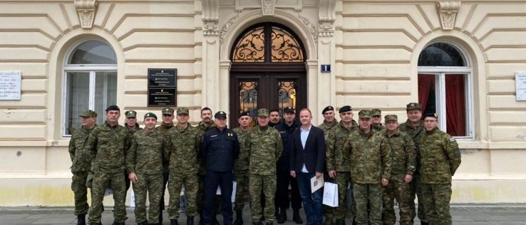 FOTO Polaznici ratne škole posjetili i upoznali Koprivnicu, primio ih je gradonačelnik Jakšić
