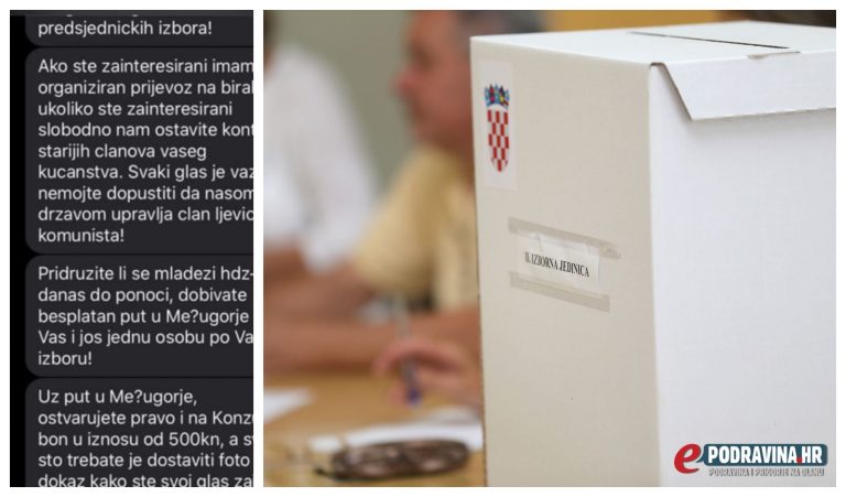 KUPOVANJE GLASOVA? “Ako glasate za Kolindu, dobivate bon od 500 kuna i put u Međugorje”
