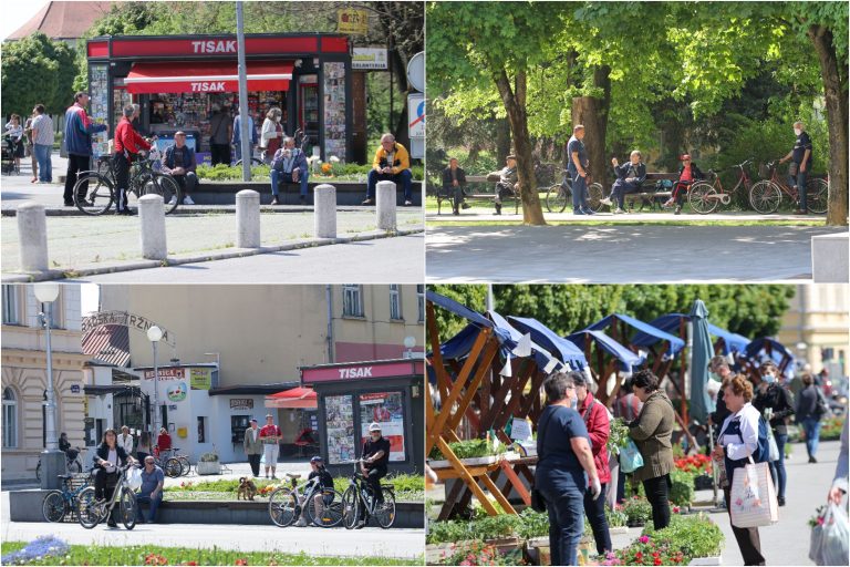 FOTO Živnula koprivnička špica, sunce mnoge izmamilo u centar