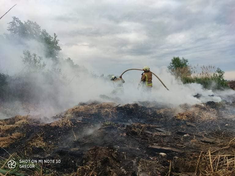 FOTO Vatrogasci DVD-a Ludbreg gasili požar na ilegalnom odlagalištu otpada