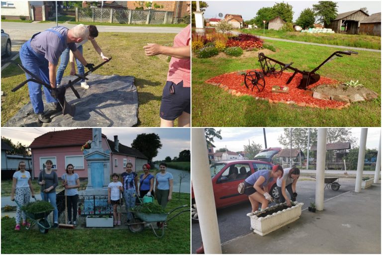 FOTO Vrijedne žene Kunovca i Botinovca uljepšale okoliš svojih naselja