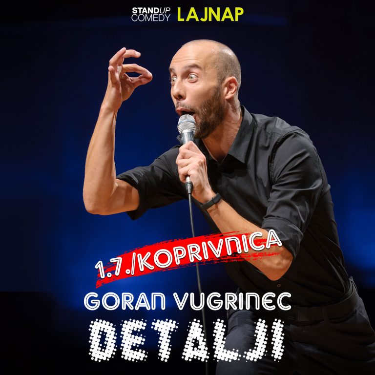 NAGRADNJAČA Nasmijte se uz stand-up show Gorana Vugrinca u Koprivnici, imamo ulaznice!