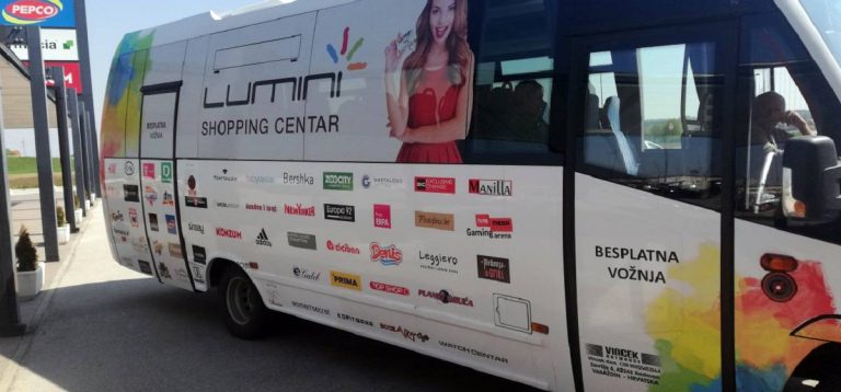 Zbog sigurnosti posjetitelja, Shopping centar Lumini još ne uvodi prijevoz autobusom