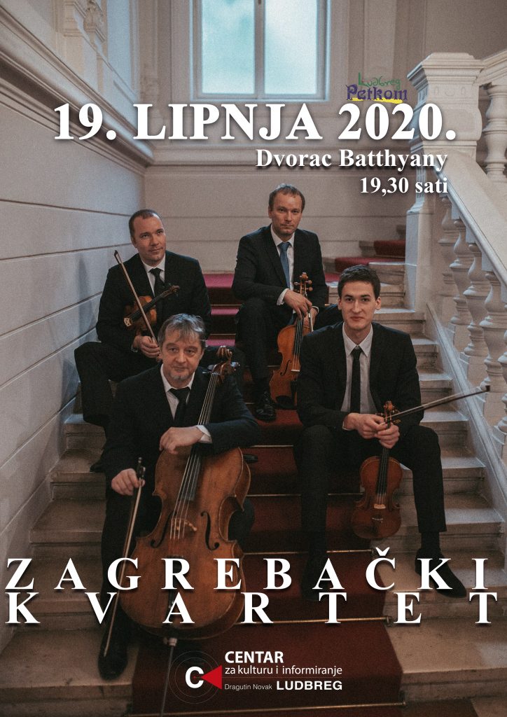 Nagrađivani Zagrebački kvartet koncertom u Ludbregu oživjet će gradski kulturno-umjetnički program