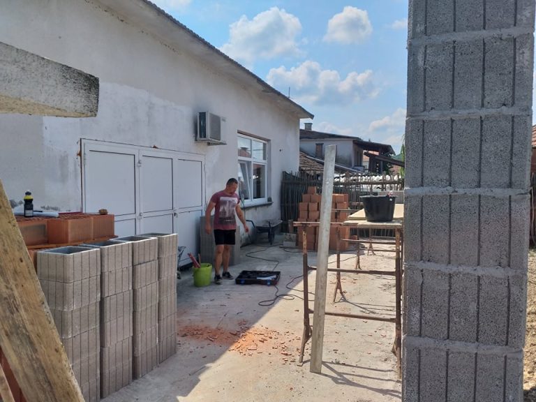 FOTO Uz društveni dom u Kozarevcu gradi se pomoćna zgrada, radovi vrijede 400 tisuća kuna