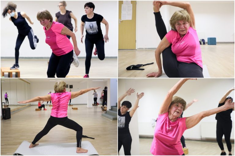 FOTO/VIDEO Anica Čuraj s 80 godina pumpa trbušnjake, leđnjake, diže noge, radi sklekove: Na treninge idem svaki dan, skoro 30 godina, treba na vrijeme početi brinuti o sebi