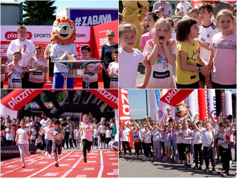 FOTO U Đurđevcu svečano otvorene Sportske igre mladih, stotine osnovnoškolaca preplavile đurđevački stadion