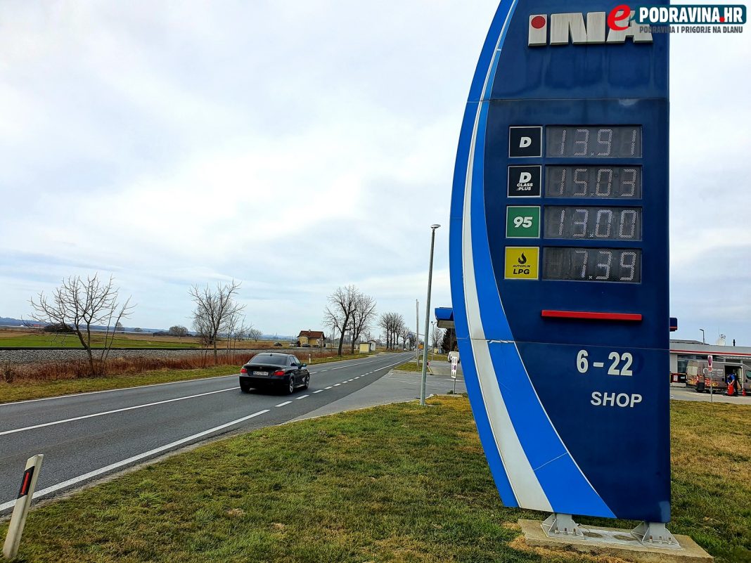 Cijene goriva na benzinskim postajama, INA