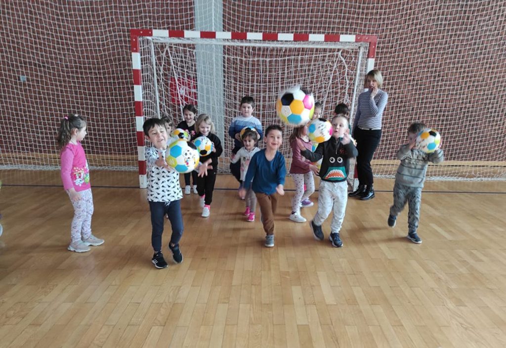 Mala škola nogometa, Nogometni klub Mladost Molve u suradnji s Dječjim vrtićom Pčelica
