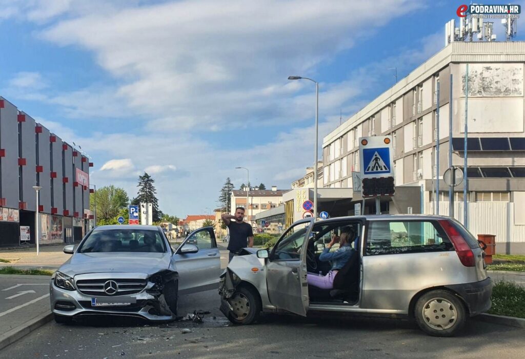 sudar, prometna nesreća, ulica hrvatske državnosti, mercedes