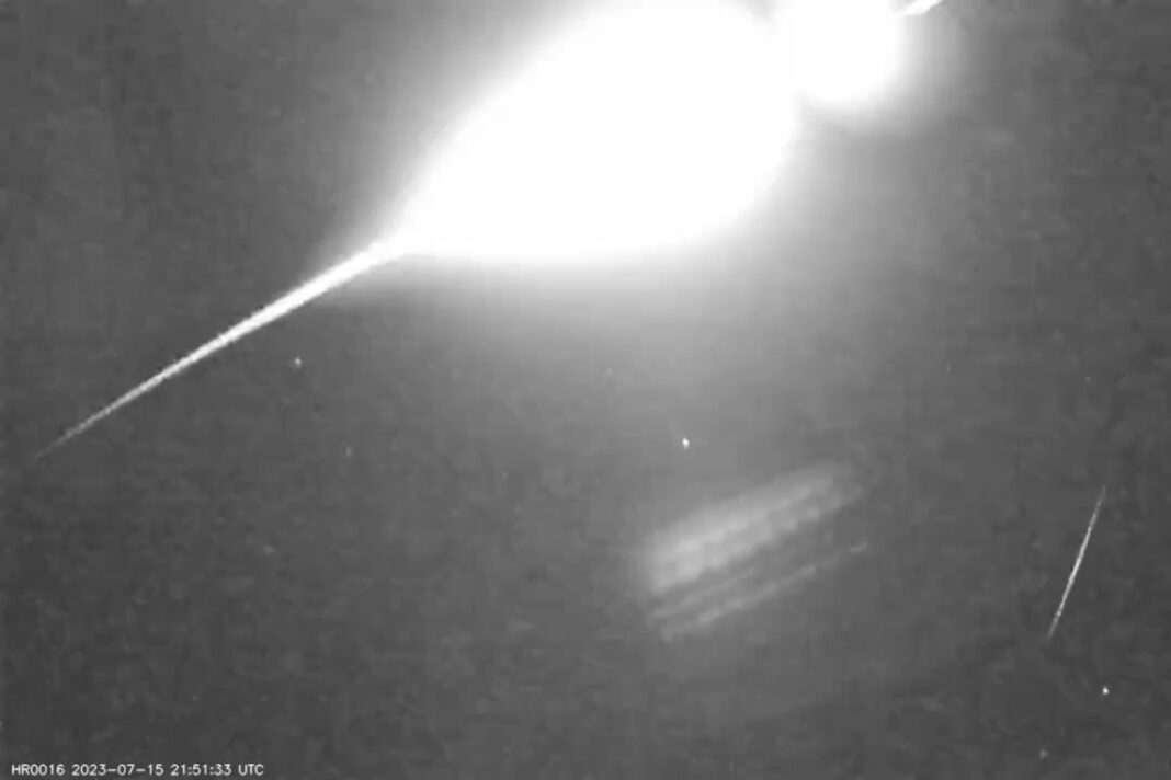 Sjajan meteor snimljen iz Varaždina