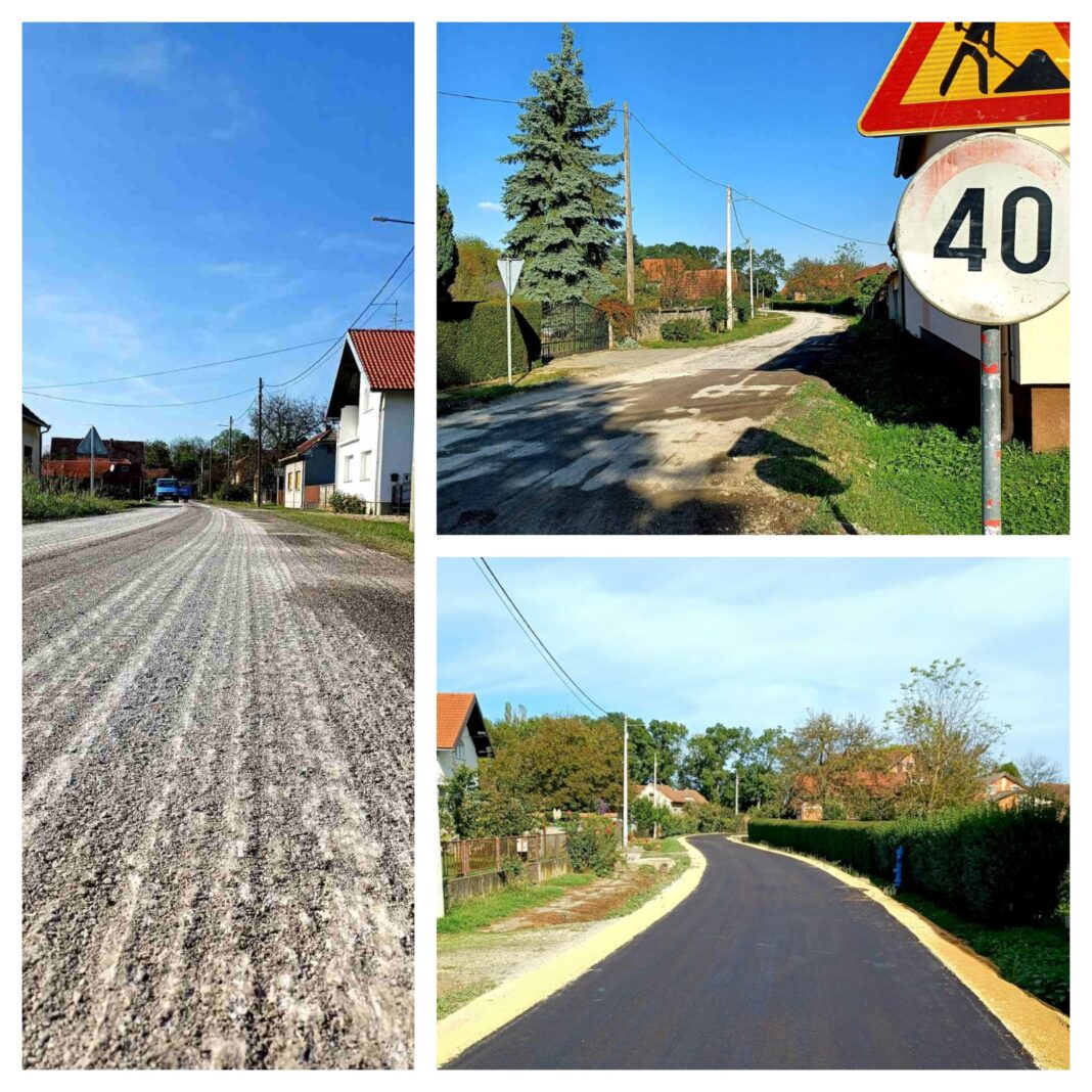 petranec, Rekonstrukcija lokalne ceste
