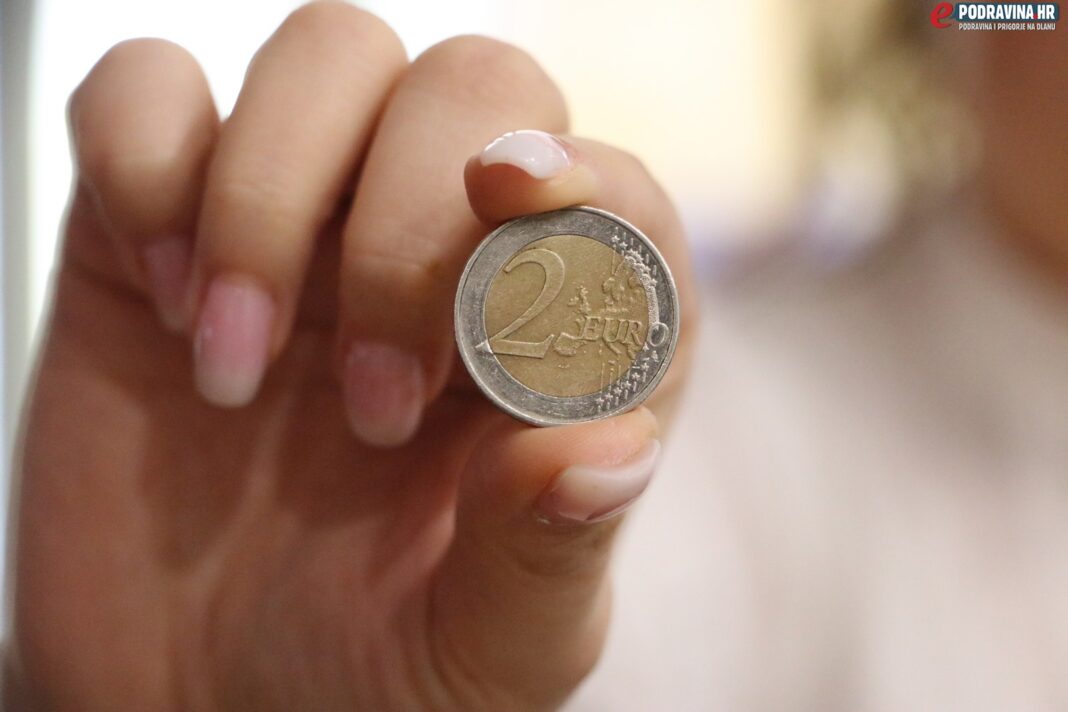 euro, dva eura, 2 eura, kovanica, novac