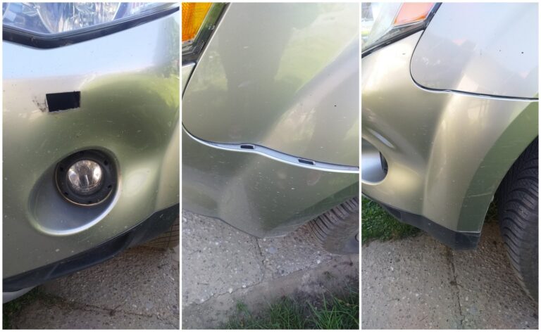 FOTO Čitateljici netko udario automobil i pobjegao: “Voziš dijete u školu i nađeš razbijen auto”