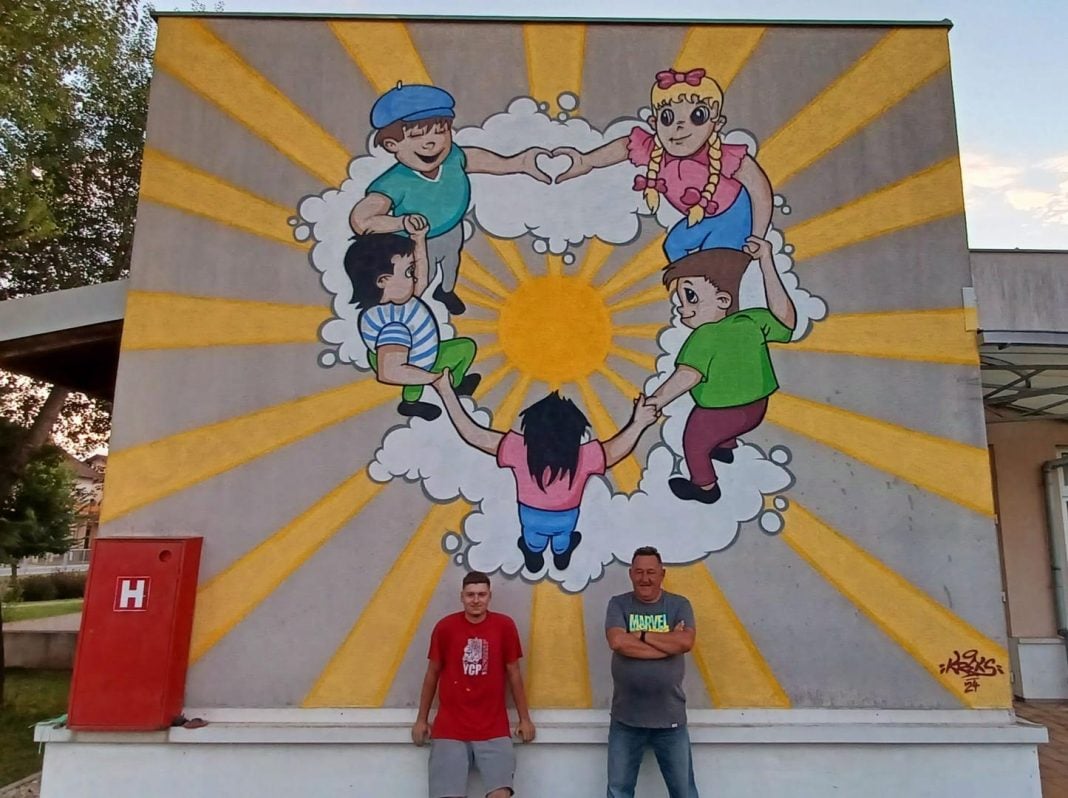 Mural Podravsko sunce 