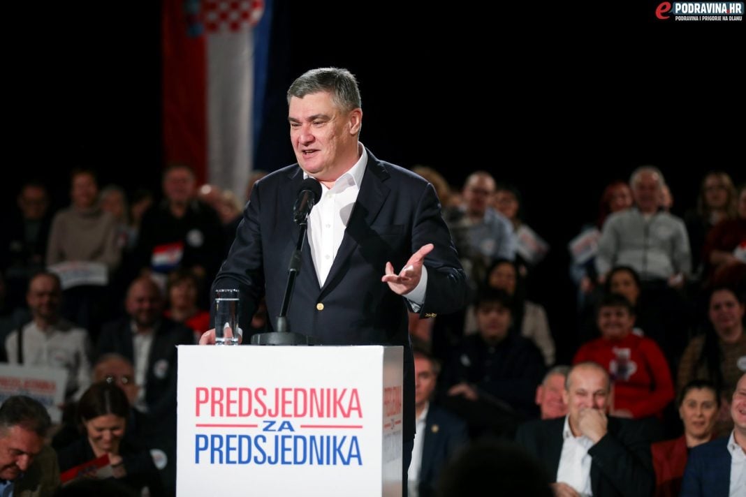 Zoran Milanović, predizborni skup